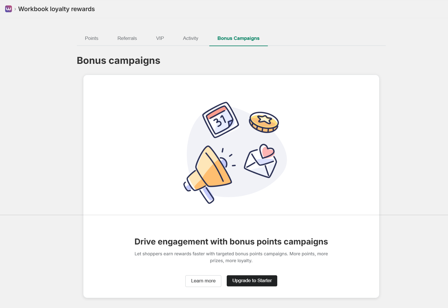 Bonus Campaigns Section